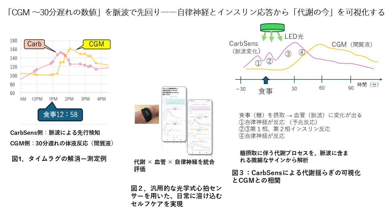CGM遅れ補完可視化