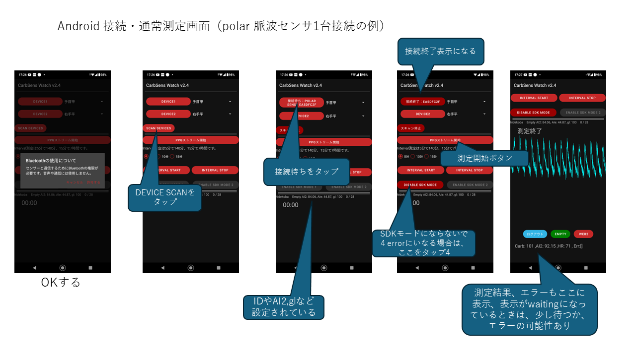 android ble 接続